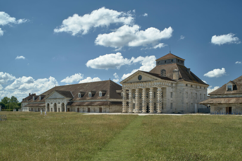 Les salines royales d’Arc-et-Senans, dans le Doubs.